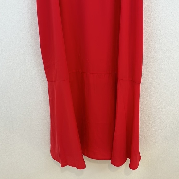NWT Lulus Lovely Lilies Red Midi Dress - Picture 4 of 13